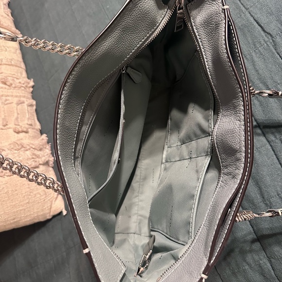 Coach Light blue Leather Shoulder Bag